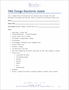 Web Design Handover Guide